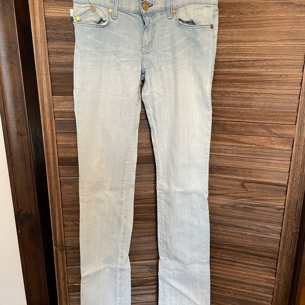 Rock & Republic Blue Straight Leg Jeans